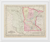 "Map of Minnesota and Surrounding States"