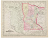 "Map of Minnesota and Surrounding States"