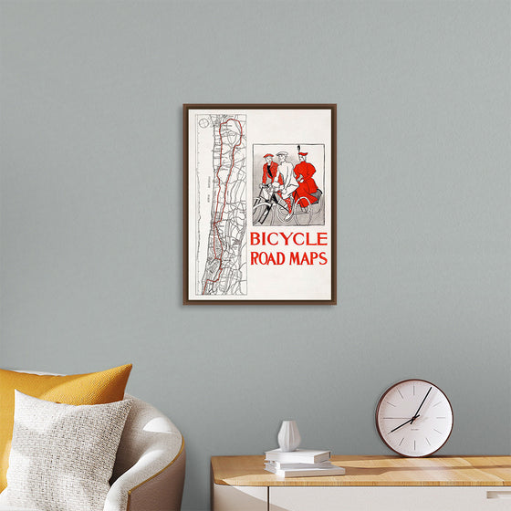 "Bicycle road maps", Edward Penfield