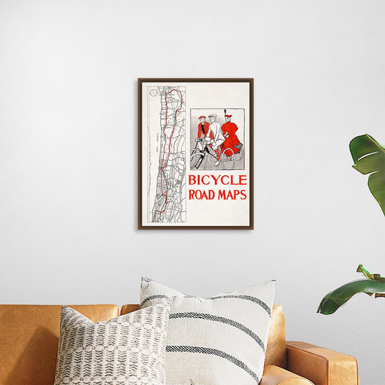 "Bicycle road maps", Edward Penfield