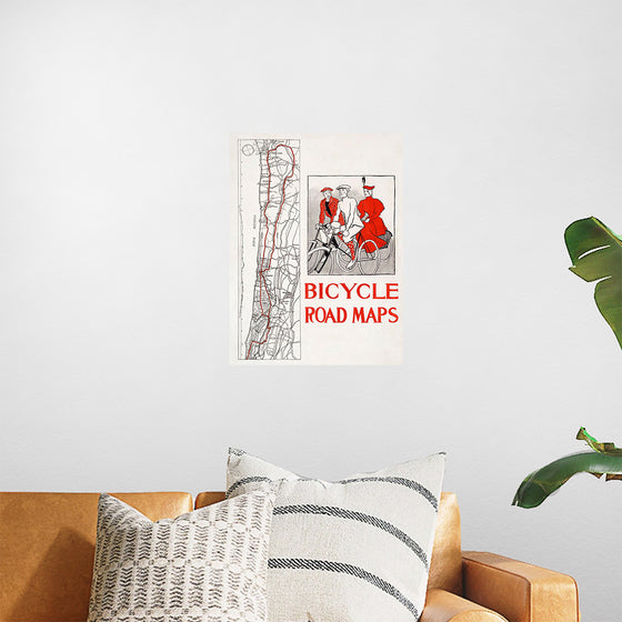 "Bicycle road maps", Edward Penfield