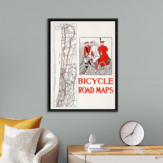 "Bicycle road maps", Edward Penfield