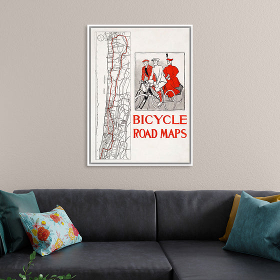 "Bicycle road maps", Edward Penfield