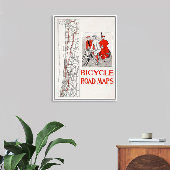 "Bicycle road maps", Edward Penfield