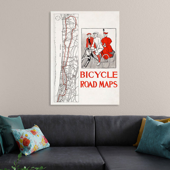 "Bicycle road maps", Edward Penfield