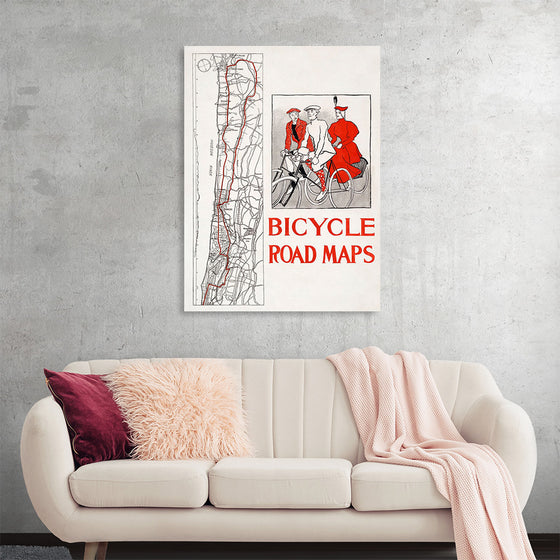 "Bicycle road maps", Edward Penfield