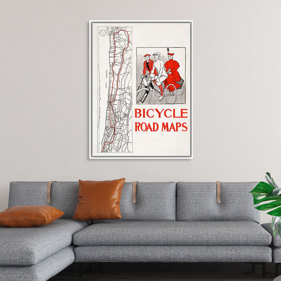 "Bicycle road maps", Edward Penfield