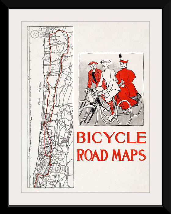 "Bicycle road maps", Edward Penfield