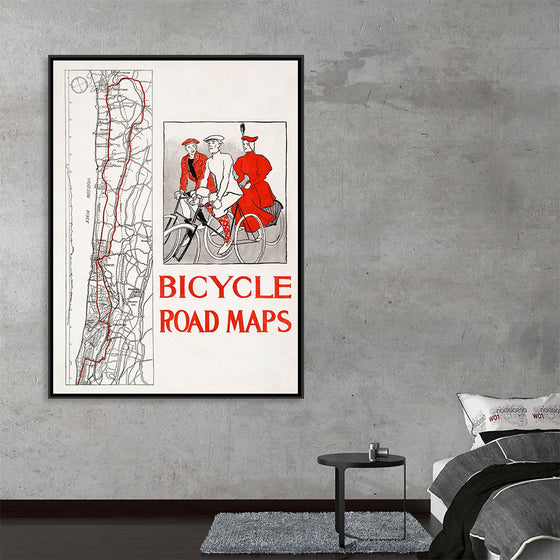 "Bicycle road maps", Edward Penfield