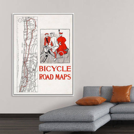 "Bicycle road maps", Edward Penfield