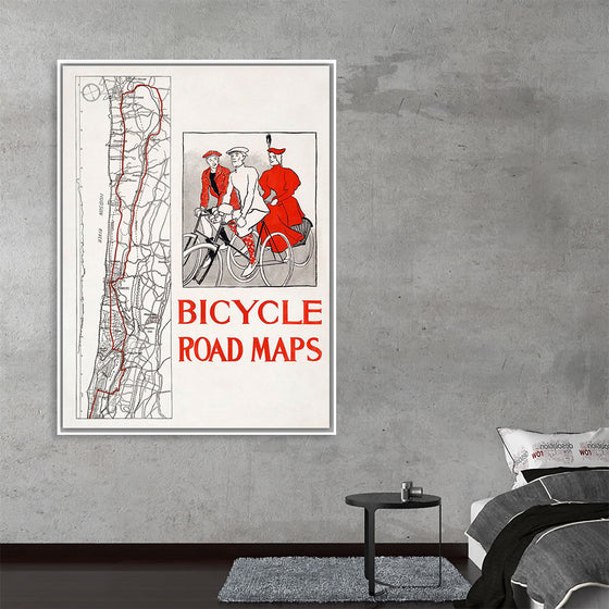 "Bicycle road maps", Edward Penfield