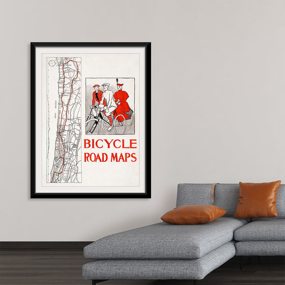 "Bicycle road maps", Edward Penfield