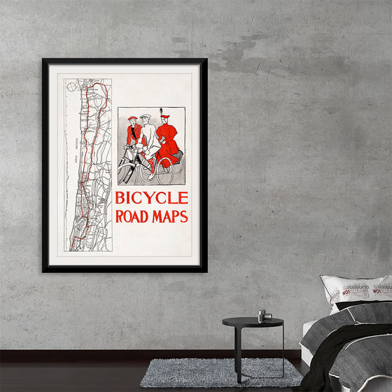 "Bicycle road maps", Edward Penfield