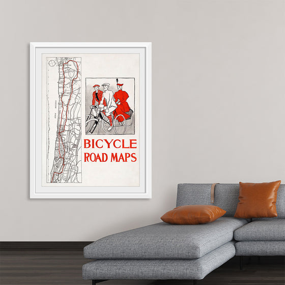 "Bicycle road maps", Edward Penfield