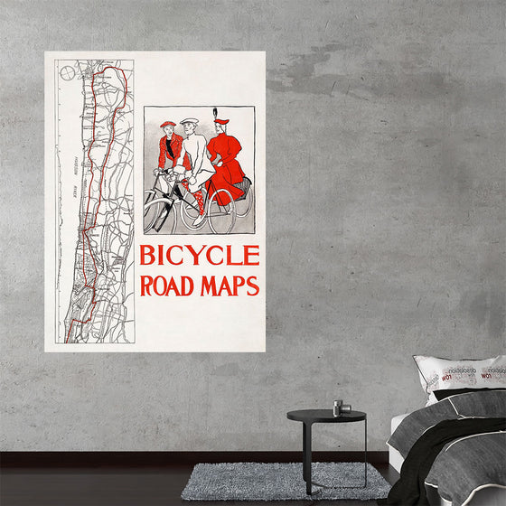 "Bicycle road maps", Edward Penfield