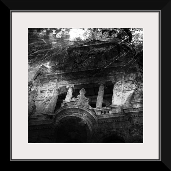 "Vintage Building's Balcony"