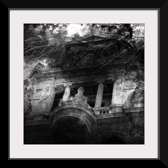 "Vintage Building's Balcony"