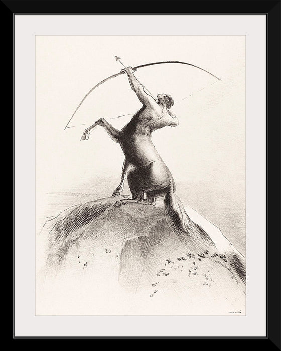 "Centaur Aiming at the Clouds", Odilon Redon