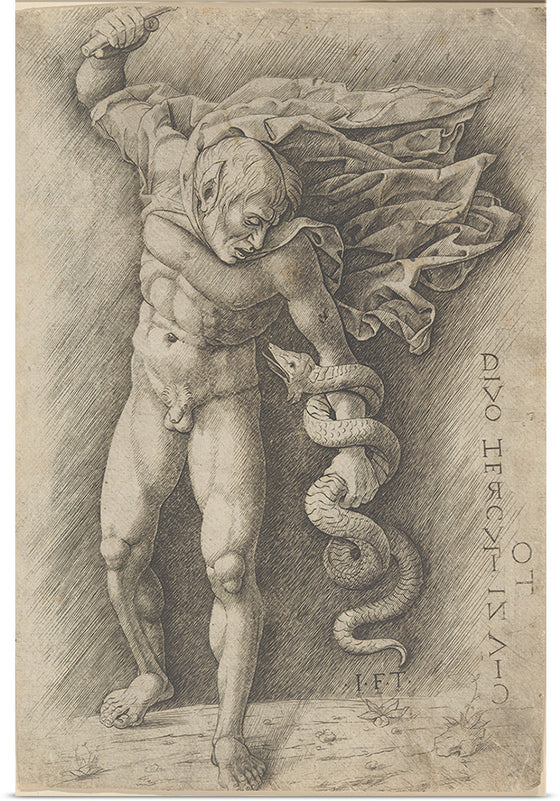 "Hercules and the Hydra", Andrea Mantegna