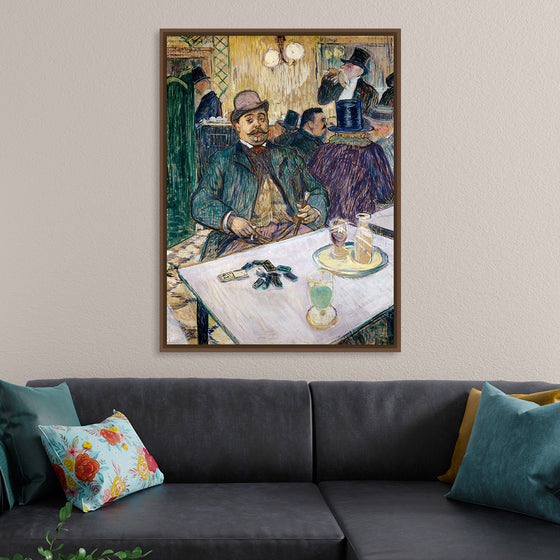 "Monsieur Boileau at the Café (1893)", Henri de Toulouse–Lautrec
