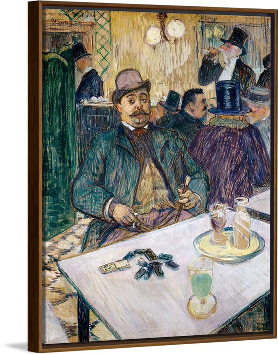 "Monsieur Boileau at the Café (1893)", Henri de Toulouse–Lautrec