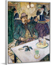 "Monsieur Boileau at the Café (1893)", Henri de Toulouse–Lautrec