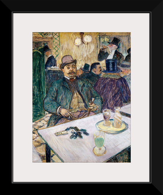 "Monsieur Boileau at the Café (1893)", Henri de Toulouse–Lautrec