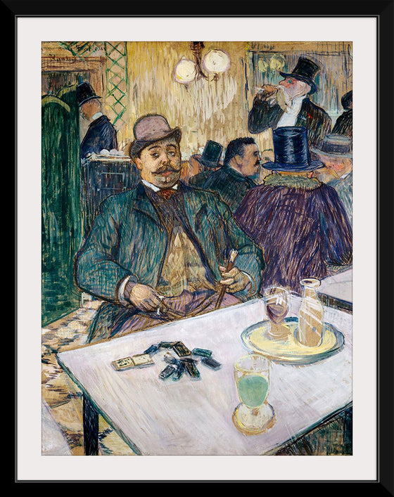 "Monsieur Boileau at the Café (1893)", Henri de Toulouse–Lautrec