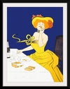 "Woman in Yellow Dress Eating Cookies", Leonetto Cappiello