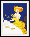 "Woman in Yellow Dress Eating Cookies", Leonetto Cappiello