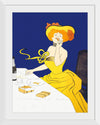 "Woman in Yellow Dress Eating Cookies", Leonetto Cappiello