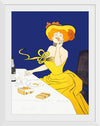 "Woman in Yellow Dress Eating Cookies", Leonetto Cappiello