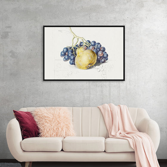 "Stilleven met druiven en een peer", Georgius Jacobus Johannes van Os