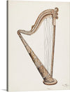 “Stringed Harp 2” by Grace Thomas is a masterpiece that captures the elegance and grace of musical expression. Every stroke, every detail, brings to life the harp’s intricate design and timeless beauty. The artwork, rendered with exquisite detail, showcases the harp’s graceful curves and elaborate craftsmanship. 