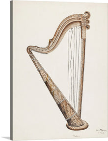  “Stringed Harp 2” by Grace Thomas is a masterpiece that captures the elegance and grace of musical expression. Every stroke, every detail, brings to life the harp’s intricate design and timeless beauty. The artwork, rendered with exquisite detail, showcases the harp’s graceful curves and elaborate craftsmanship. 