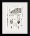 "Vintage Illustration of Antique Musical Instrument Published in 1809-1828", Edme-François Jomard