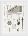 "Vintage Illustration of Antique Musical Instrument Published in 1809-1828", Edme-François Jomard