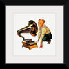 "Man Listening to Gramophone"