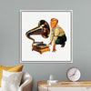 "Man Listening to Gramophone"