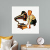 "Man Listening to Gramophone"