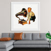 "Man Listening to Gramophone"