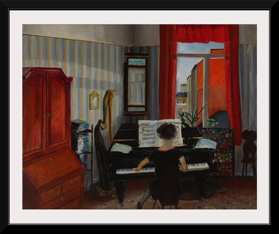 "Woman Playing the Piano (1931)", Sulho Sipliä