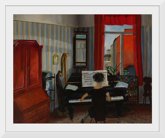 "Woman Playing the Piano (1931)", Sulho Sipliä