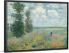 "Poppy Fields Near Argenteuil", Claude Monet