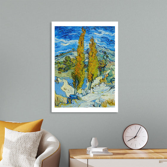"Poplars at Saint-Rémy(1889)", Vincent Van Gogh