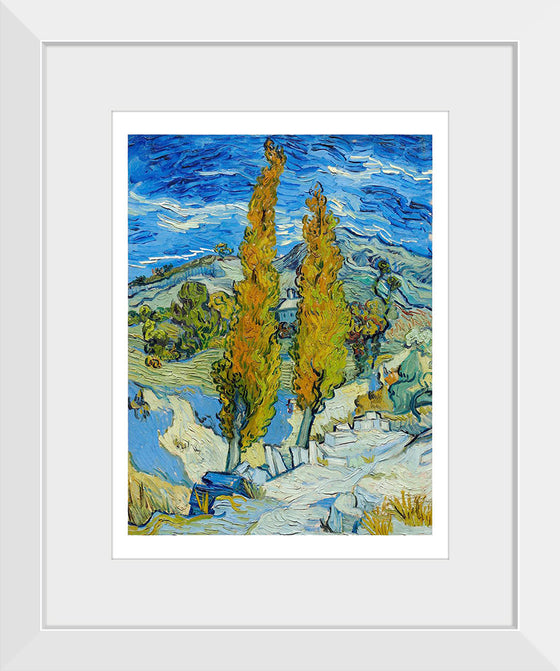 "Poplars at Saint-Rémy(1889)", Vincent Van Gogh