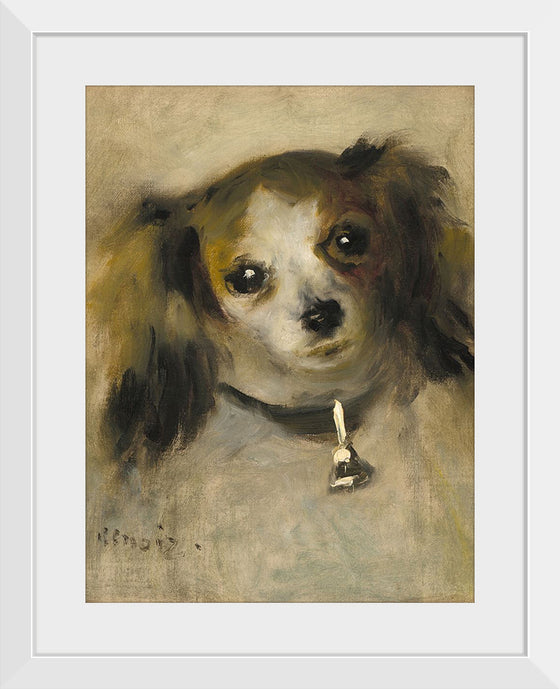 "Head of a Dog" (1870), Pierre - Auguste Renoir