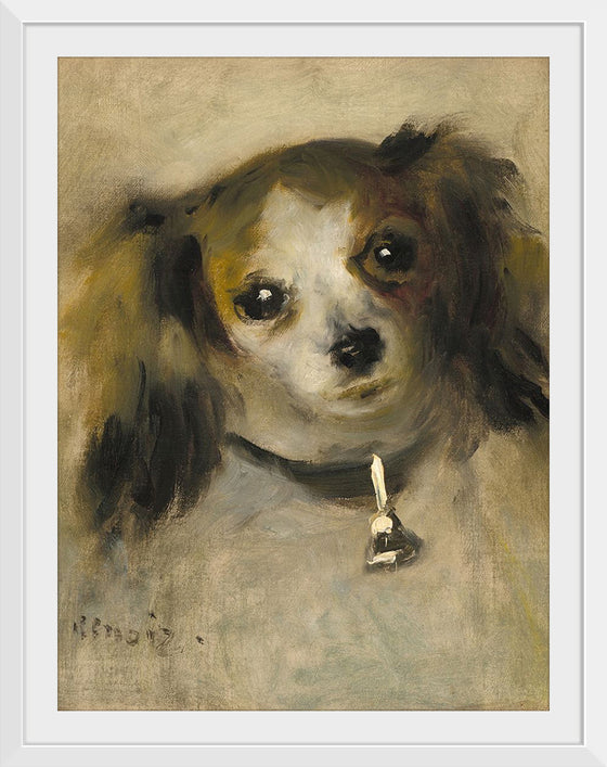 "Head of a Dog" (1870), Pierre - Auguste Renoir