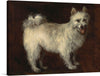Adorn your space with the exquisite print of this timeless artwork, capturing the majestic elegance of a fluffy white dog. Every strand of its luscious fur, painted with meticulous detail, seems to come alive, offering a sense of movement and vitality. The dog’s playful expression and lively eyes are rendered with such realism that one can almost hear the gentle rustling of its coat and feel the warmth of its presence.