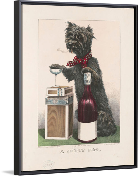 "A Jolly Dog", Currier and Ives